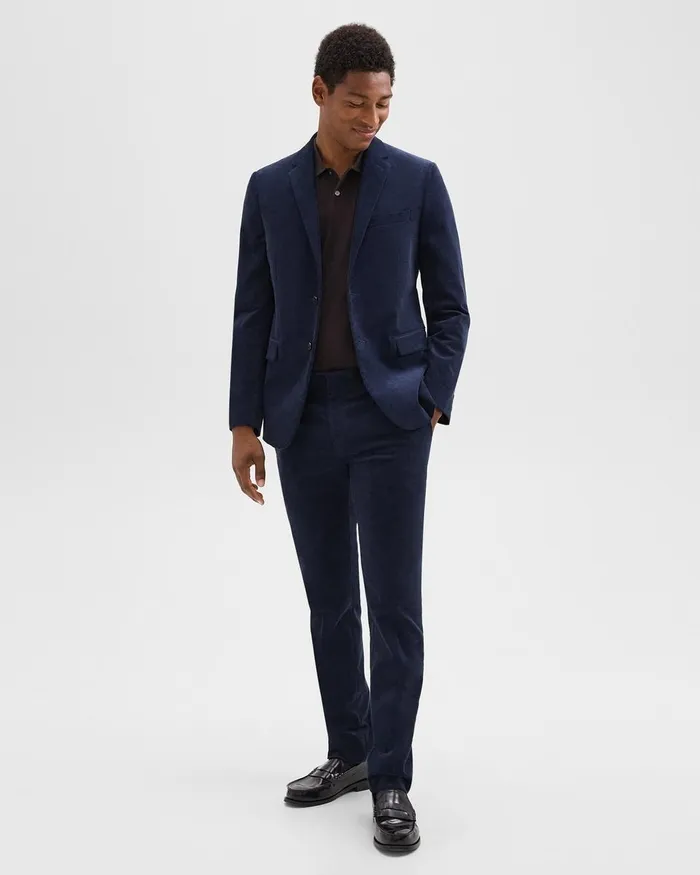 Men Theory Blazers Jackets Morton Blazer In Stretch Corduroy Baltic