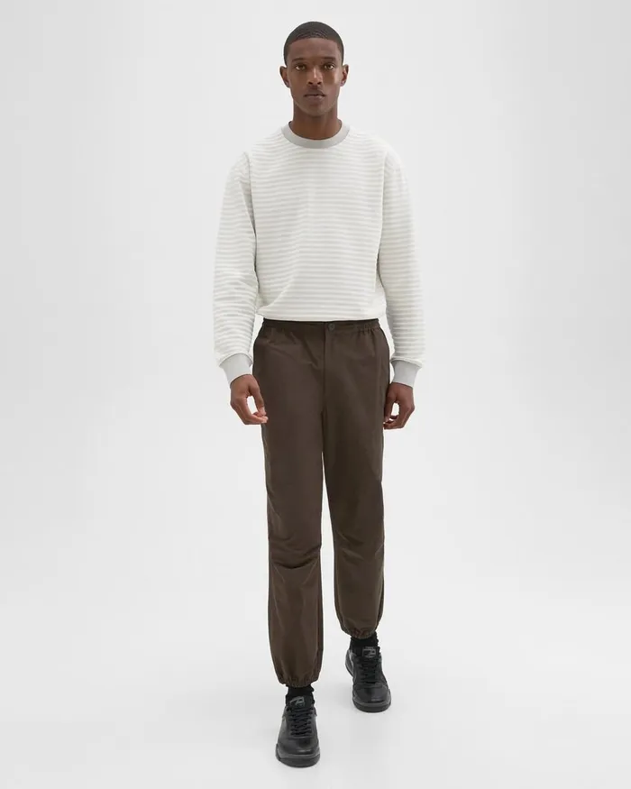 Men Theory Pants CottonBlend Jogger Pant Deep Tundra