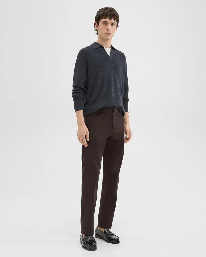 Men Theory Pants Raffi 5Pocket Pant In Stretch Corduroy Hickory