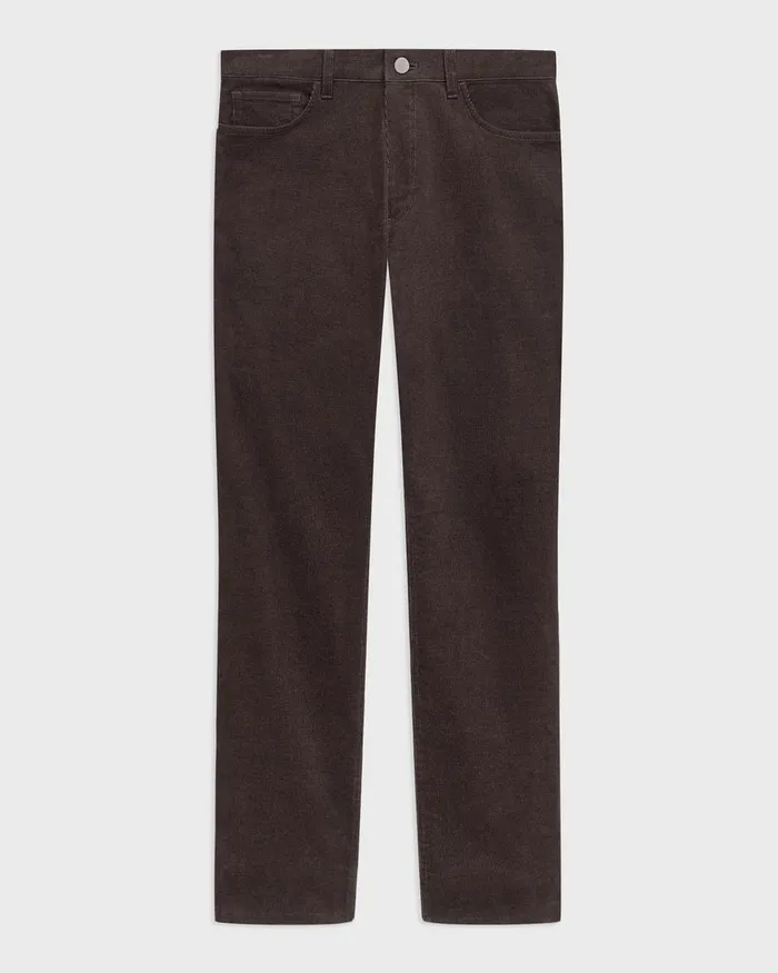 Men Theory Pants Raffi 5Pocket Pant In Stretch Corduroy Hickory
