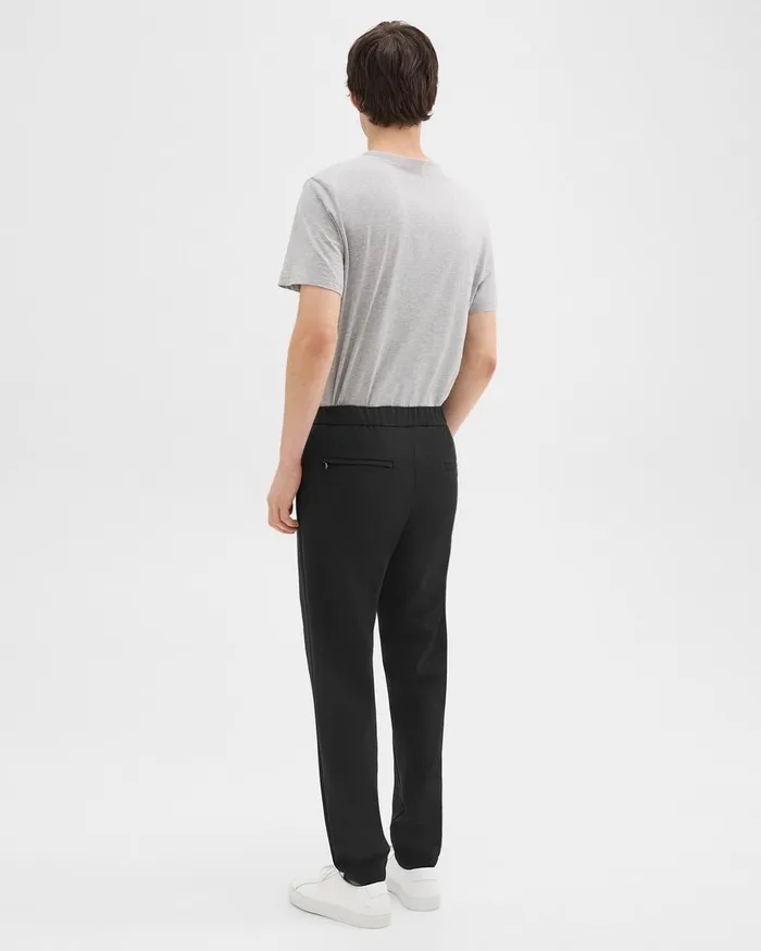 Men Theory Pants Terrance Jogger In Precision Ponte Black