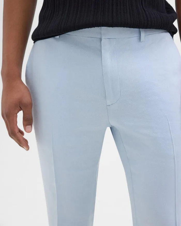 Men Theory Pants Zaine Pant In LinenViscose Skylight