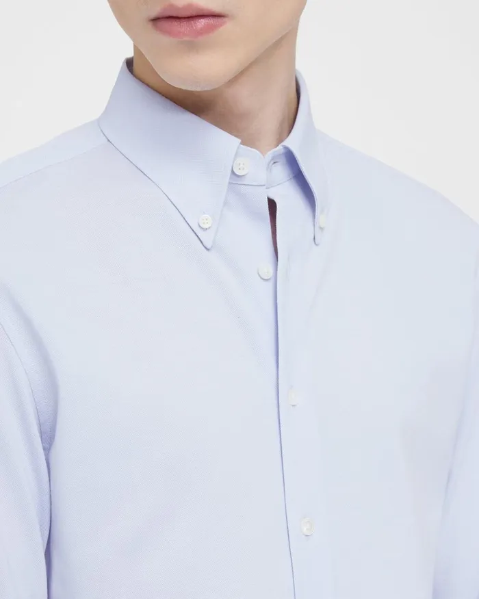 Men Theory Shirts Alfred Shirt In Structured Piqueacute Olympic