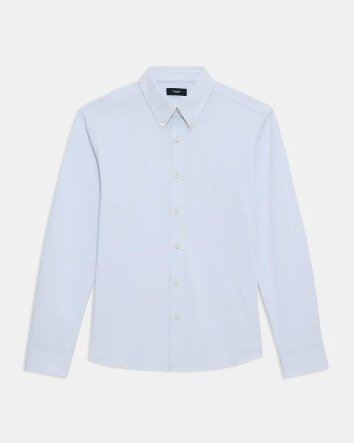 Men Theory Shirts Alfred Shirt In Structured Piqueacute Olympic