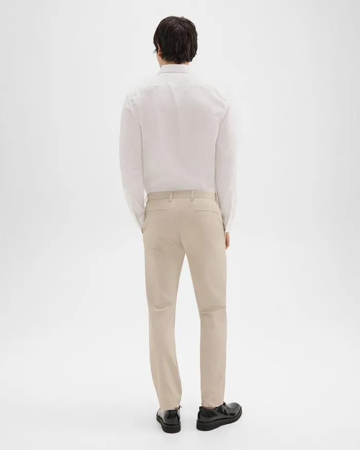 Men Theory Suits Zaine Pant In Printed Precision Ponte Sand Multi