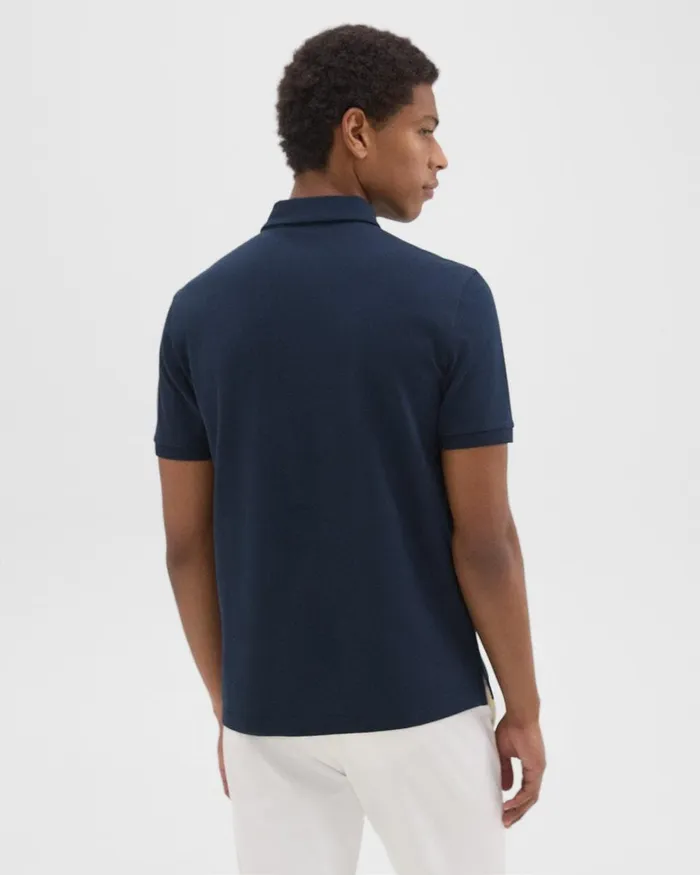 Men Theory TShirts Polos Tailored Polo Shirt In Function Piqueacute Baltic