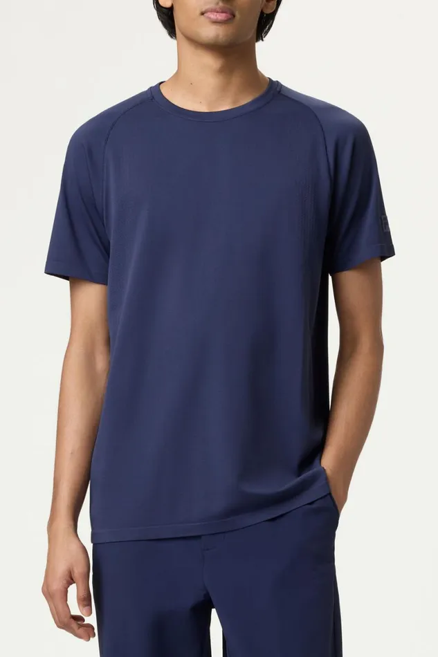 Men Tops and TShirts Fila Lucky Ace Short Sleeve Seamless Crew 400 Fila Navy Men Tops and TShirts Fila Lucky Ace Short Sleeve Seamless Crew 400 Fila Navy