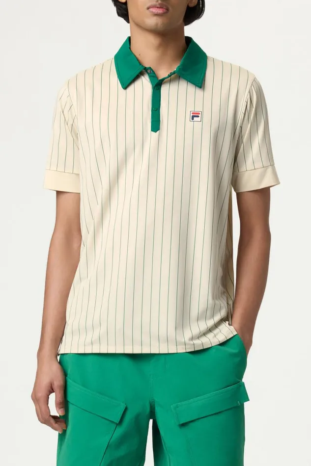Men Tops and TShirts Fila Performance Iconic BB1 Polo 898 Angoragreen Jacket Pinstripe Men Tops and TShirts Fila Performance Iconic BB1 Polo 898 Angoragreen Jacket Pinstripe