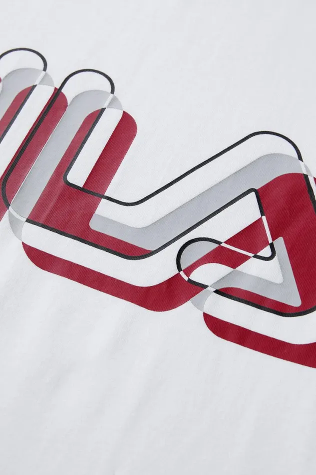 Men Tops and TShirts Fila Short Sleeve Graphic Tee 105 Whitehighriserio Redblack Men Tops and TShirts Fila Short Sleeve Graphic Tee 105 Whitehighriserio Redblack