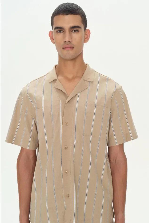 Men Tops and TShirts Jonathan Simkhai Justin Shirt