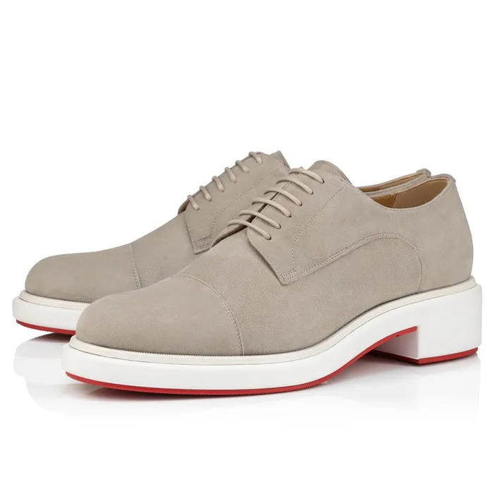 Men Urbino Derbies 8211 Calf Leather And Suede 8211 Goose Christian Louboutin Buckles and Laceups Men Urbino Derbies 8211 Calf Leather And Suede 8211 Goose Christian Louboutin Buckles and Laceups