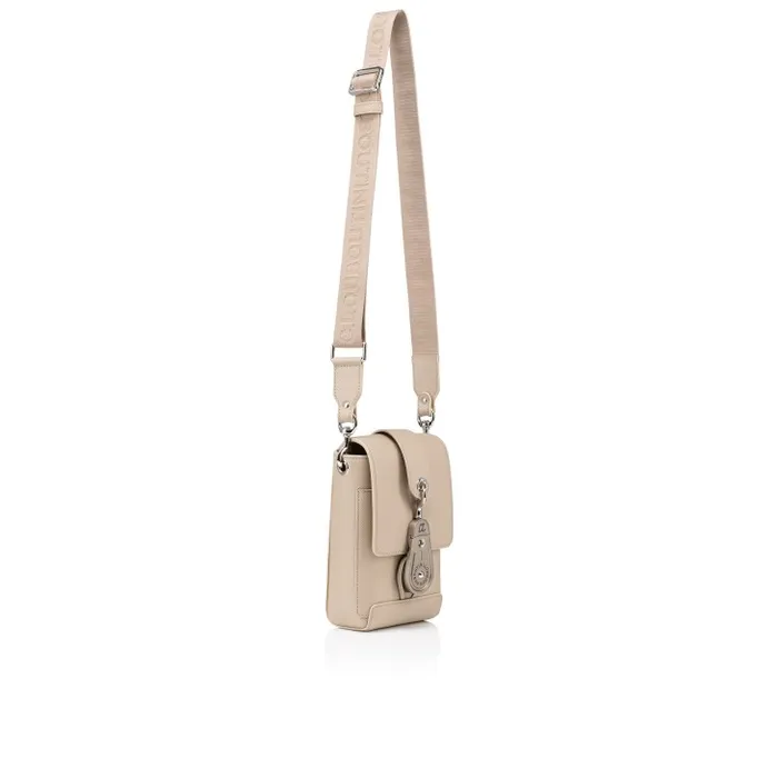 MenWomen Groovy Crossbody Bag 8211 Alpin Calf Leather 8211 Saharienne Christian Louboutin Crossbody Bags