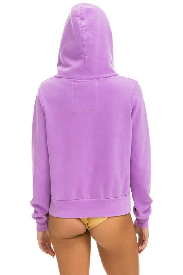 MenWomen Tops Aviator Nation 5 STRIPE HOODIE 8211 NEON PURPLE MenWomen Tops Aviator Nation 5 STRIPE HOODIE 8211 NEON PURPLE