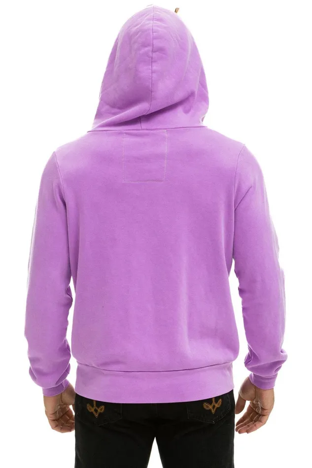 MenWomen Tops Aviator Nation 5 STRIPE HOODIE 8211 NEON PURPLE MenWomen Tops Aviator Nation 5 STRIPE HOODIE 8211 NEON PURPLE