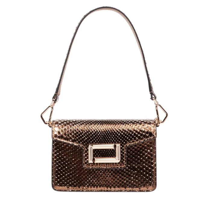 Mini Flap Bag Bronze Women Lancel Shoulder Bags