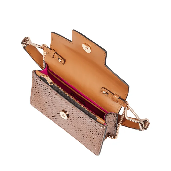 Mini Flap Bag Bronze Women Lancel Shoulder Bags Mini Flap Bag Bronze Women Lancel Shoulder Bags