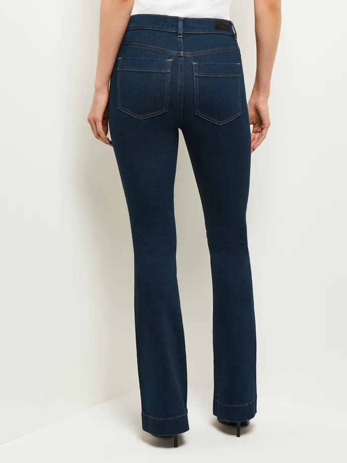 Misook Bridget HighRise Bootcut Jeans Women Pants and Shorts Misook Bridget HighRise Bootcut Jeans Women Pants and Shorts