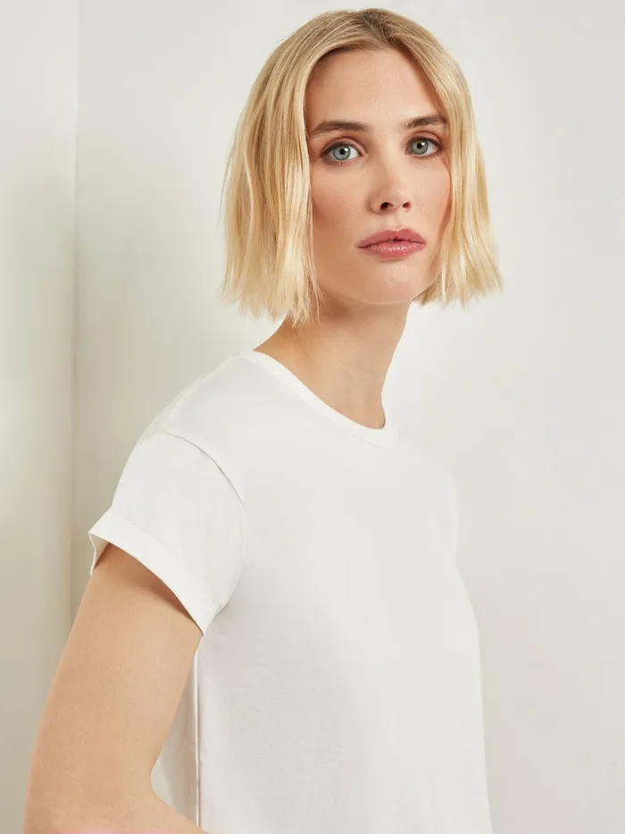 Misook Classic Short Sleeve Jersey Knit Top Women Tops and Tees Misook Classic Short Sleeve Jersey Knit Top Women Tops and Tees