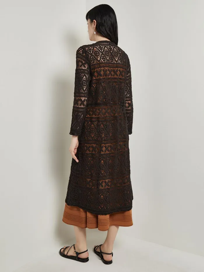 Misook Heritage Fit Duster 8211 Crochet Cotton Women Jackets and Coats Misook Heritage Fit Duster 8211 Crochet Cotton Women Jackets and Coats