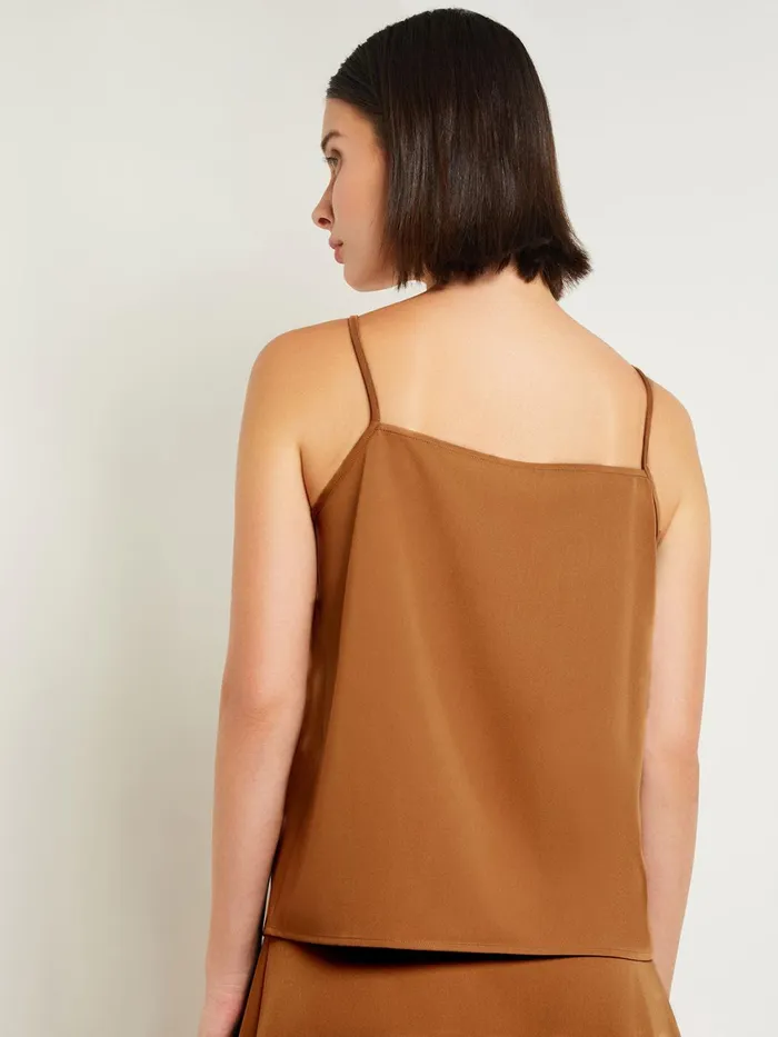 Misook Square Neck Cami 8211 Woven Twill Women Tops and Tees