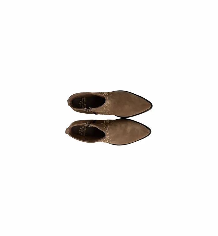 MMAmos Suede Trock Boot Dark Beige Shoes MOS MOSH Women