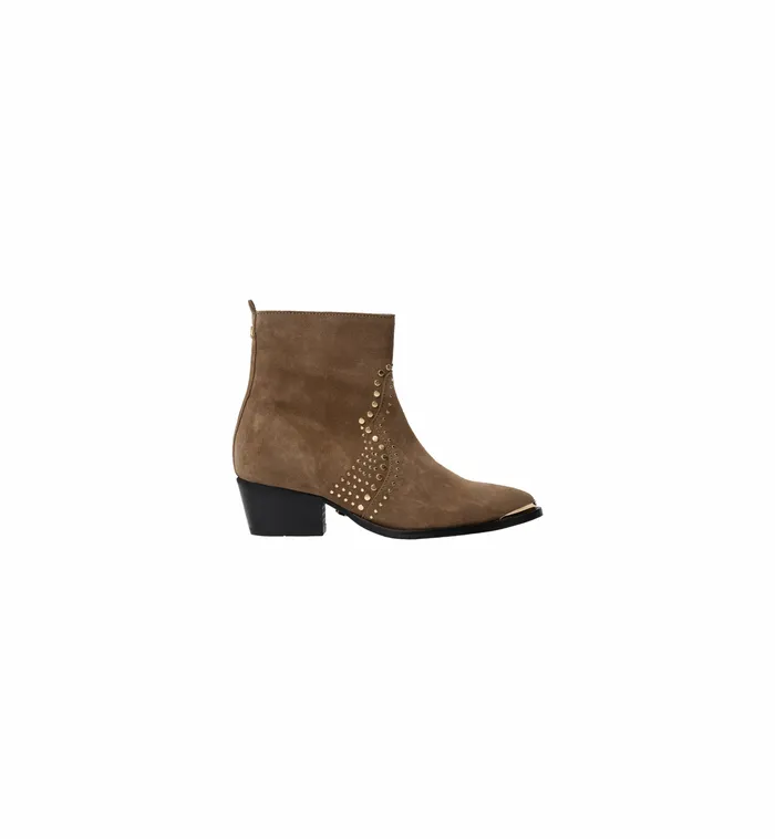 MMAmos Suede Trock Boot Dark Beige Shoes MOS MOSH Women