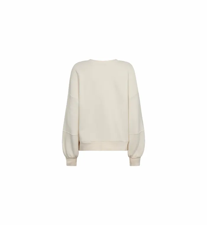 MMMarit OLS Sweatshirt Ecru Women Sweats MOS MOSH MMMarit OLS Sweatshirt Ecru Women Sweats MOS MOSH