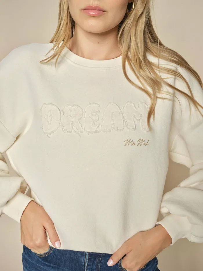 MMMarit OLS Sweatshirt Ecru Women Sweats MOS MOSH MMMarit OLS Sweatshirt Ecru Women Sweats MOS MOSH