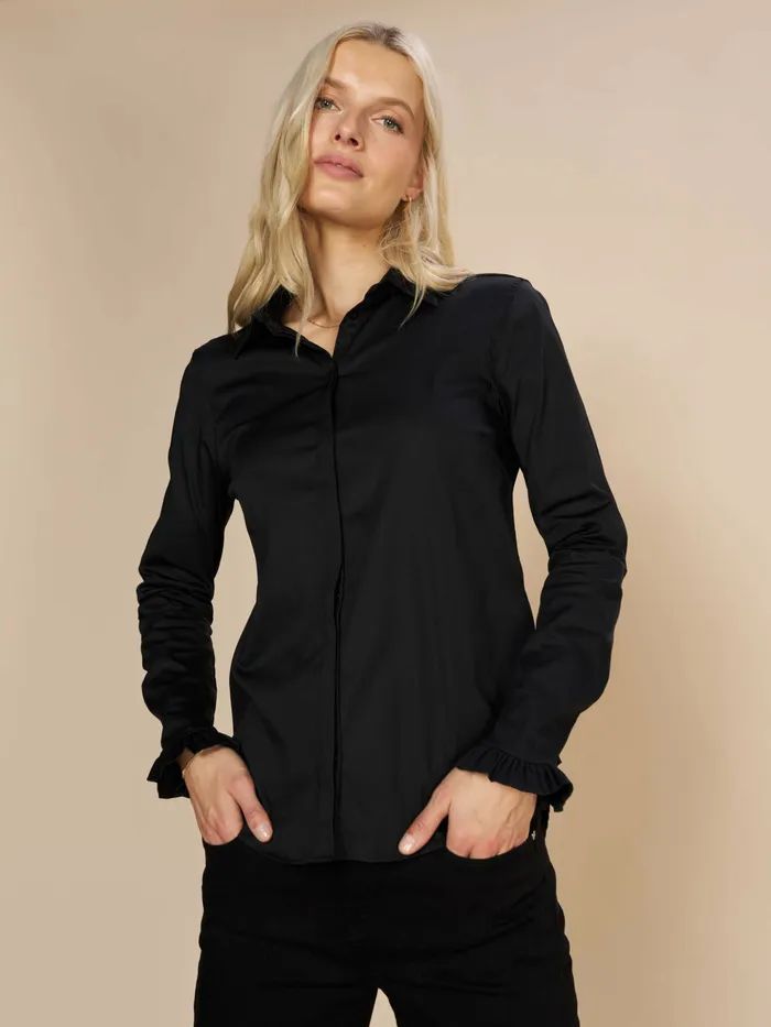 MMMattie Flip Shirt Black Women Shirts MOS MOSH
