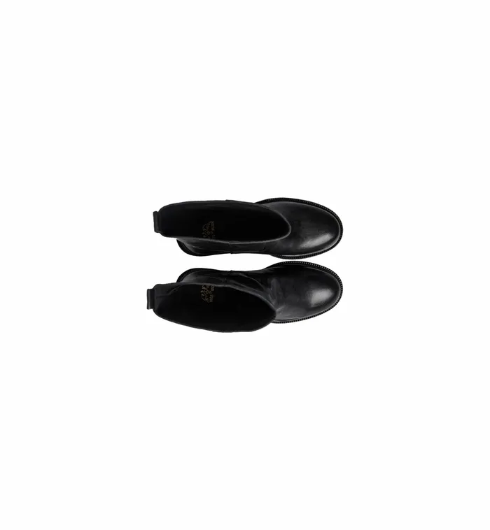 MOS MOSH MMMelbourne Mid Leather Boot Black Women Shoes MOS MOSH MMMelbourne Mid Leather Boot Black Women Shoes