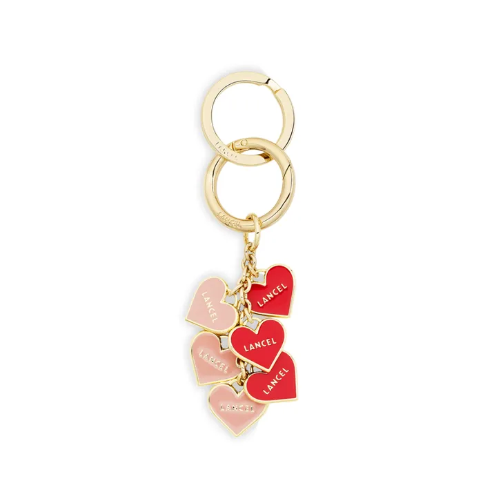Multihearts Key Ring Pinkred Lancel Women Lancel Key Ring
