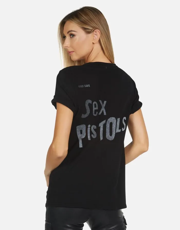 Myra X Sex Pistols Black Women039s Lauren Moshi Short Sleeve