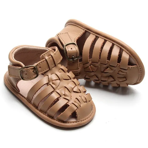Nisolo Baby Toddler and Kids Shoes Women Indie Soft Sole Sandal Tan