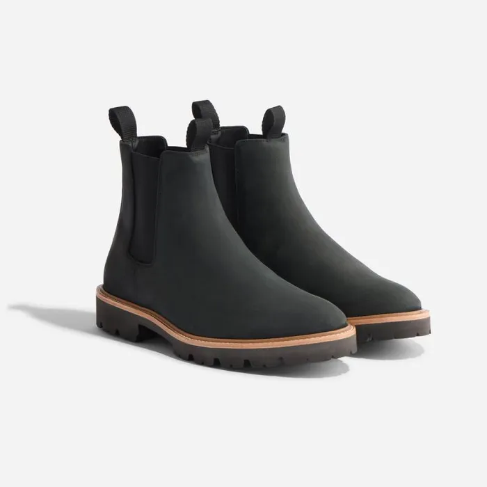 Nisolo Boots Men GoTo Chelsea Boot 20 Black