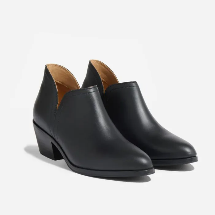 Nisolo Boots Women Mia Everyday Ankle Bootie Blackblack