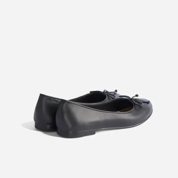 Nisolo Flats and Slip Ons Women Bea GoTo Ballet Flat Black