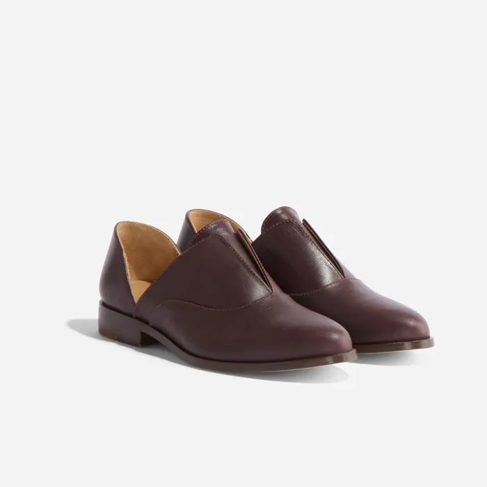 Nisolo Loafers and Mules Women Emma D039Orsay Oxford 20 Wine