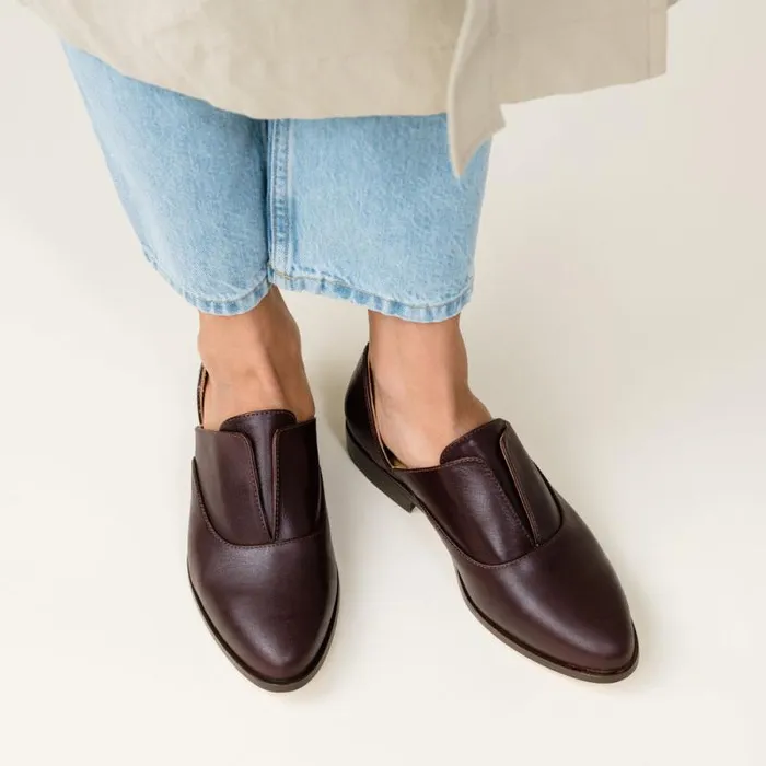 Nisolo Loafers and Mules Women Emma D039Orsay Oxford 20 Wine Nisolo Loafers and Mules Women Emma D039Orsay Oxford 20 Wine