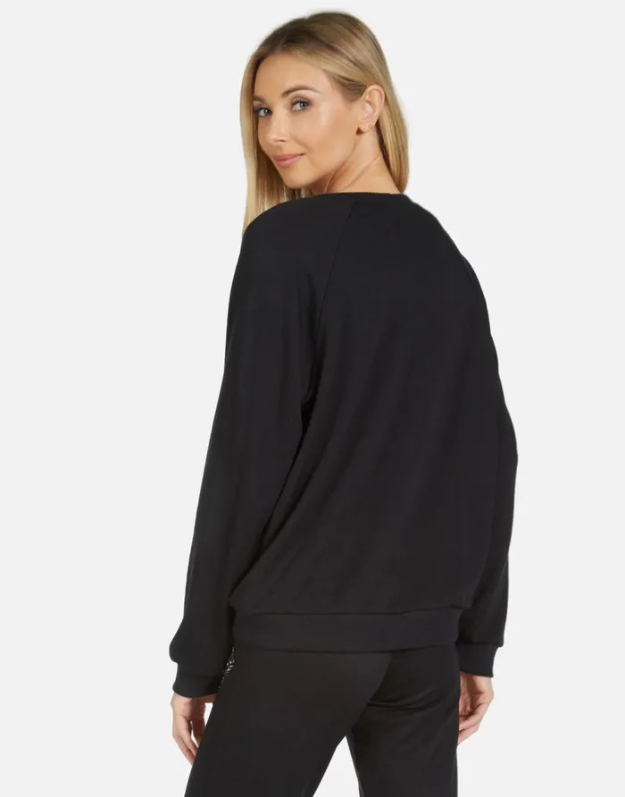 Noleta Sprinkle Lip Black Women039s Lauren Moshi Long Sleeve