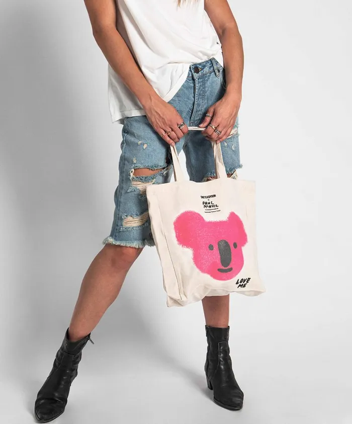 One Teaspoon Bags KOALA PREMIUM CANVAS TOTE 8211 Women