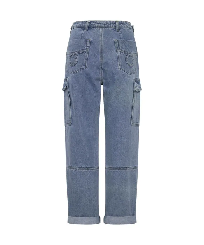 One Teaspoon Bottoms BERLIN BLUE CARGO MOTION JEANS 8211 Women