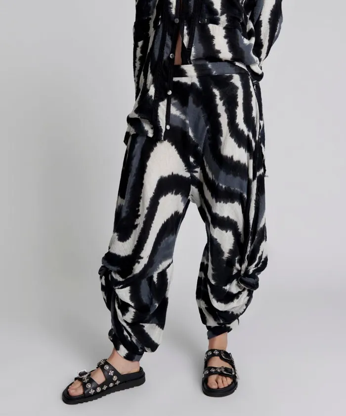 One Teaspoon Bottoms HAND PAINTED ECLIPSE GYPSY HAREM PANTS 8211 Women One Teaspoon Bottoms HAND PAINTED ECLIPSE GYPSY HAREM PANTS 8211 Women
