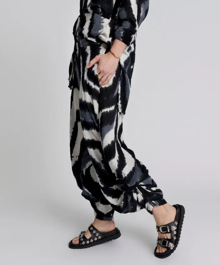 One Teaspoon Bottoms HAND PAINTED ECLIPSE GYPSY HAREM PANTS 8211 Women One Teaspoon Bottoms HAND PAINTED ECLIPSE GYPSY HAREM PANTS 8211 Women
