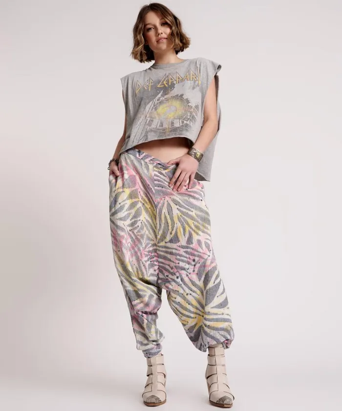 One Teaspoon Bottoms PALM ISLAND DRIFTER HAREM PANTS 8211 Women