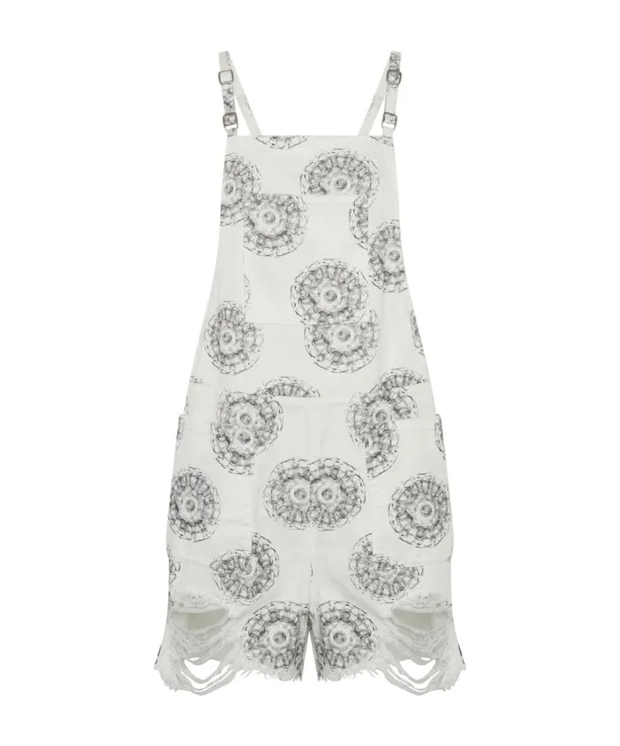 One Teaspoon Denim Jumpsuits CYMATIC PINI DENIM PLAYSUIT 8211 Women