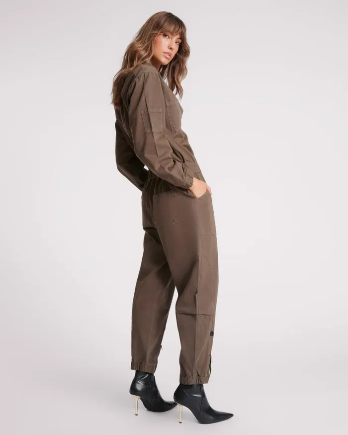 One Teaspoon Denim Jumpsuits KHAKI DARK ROMANCE JUMPSUIT 8211 Women One Teaspoon Denim Jumpsuits KHAKI DARK ROMANCE JUMPSUIT 8211 Women