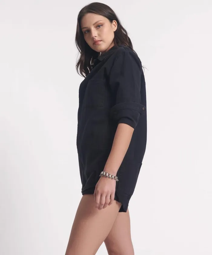 One Teaspoon Denim Jumpsuits ONYX BLACK PROPHECY JUMPSUIT BLACK 8211 Women One Teaspoon Denim Jumpsuits ONYX BLACK PROPHECY JUMPSUIT BLACK 8211 Women