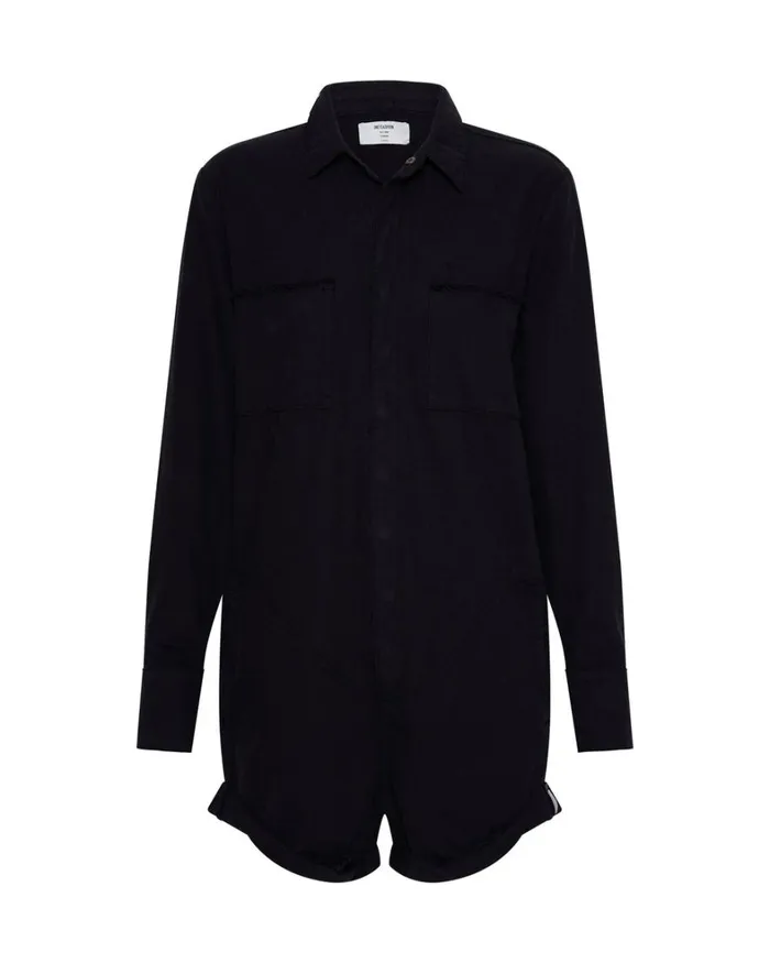 One Teaspoon Denim Jumpsuits ONYX BLACK PROPHECY JUMPSUIT BLACK 8211 Women One Teaspoon Denim Jumpsuits ONYX BLACK PROPHECY JUMPSUIT BLACK 8211 Women