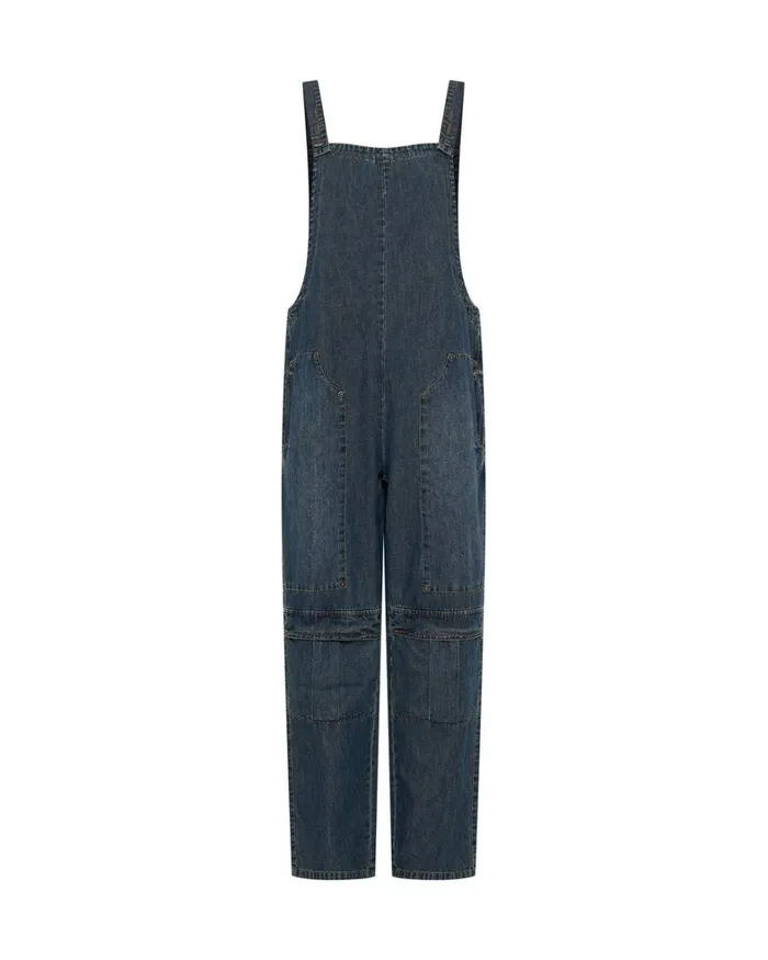 One Teaspoon Denim Jumpsuits USED BLUE HEROES JUMPSUIT 8211 Women One Teaspoon Denim Jumpsuits USED BLUE HEROES JUMPSUIT 8211 Women