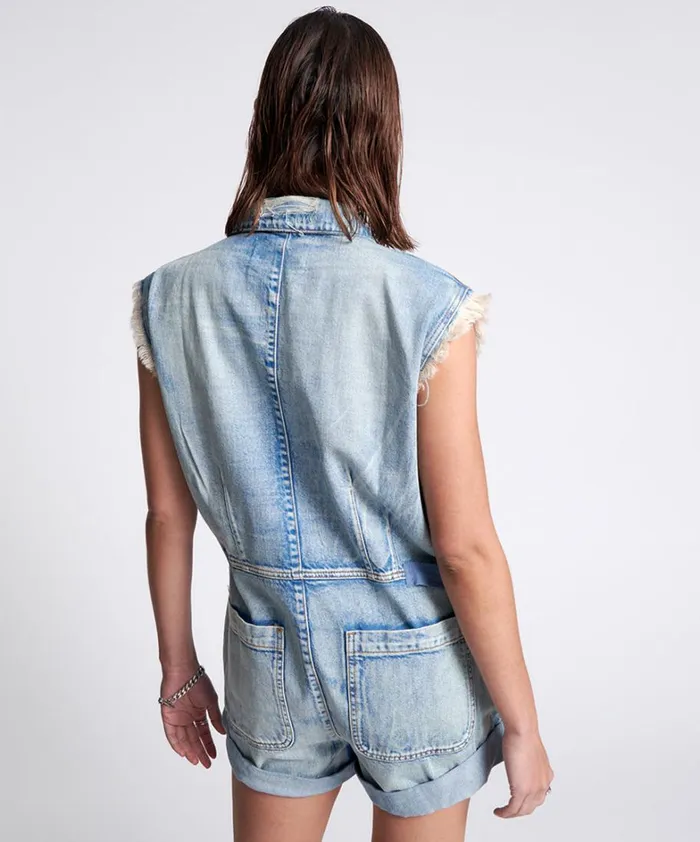 One Teaspoon Denim Jumpsuits WORN OUT HENDRIXE PALISADES OVERALL 8211 Women One Teaspoon Denim Jumpsuits WORN OUT HENDRIXE PALISADES OVERALL 8211 Women